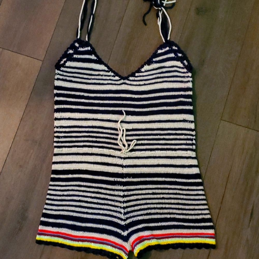 Knit romper